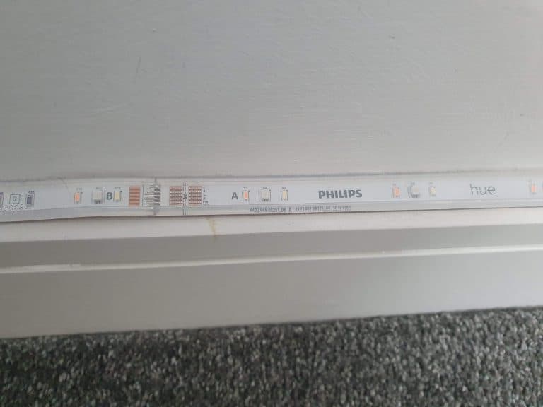 A Philips Hue Lightstrip Plus v4