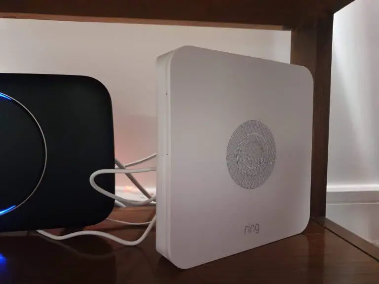 The Ring Alarm base station that uses Z Wave