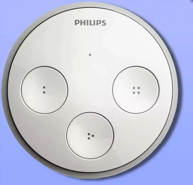 A Philips Hue tap switch
