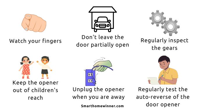 6 Safety Precautions To Remember When Working on a Garage Door Opener
