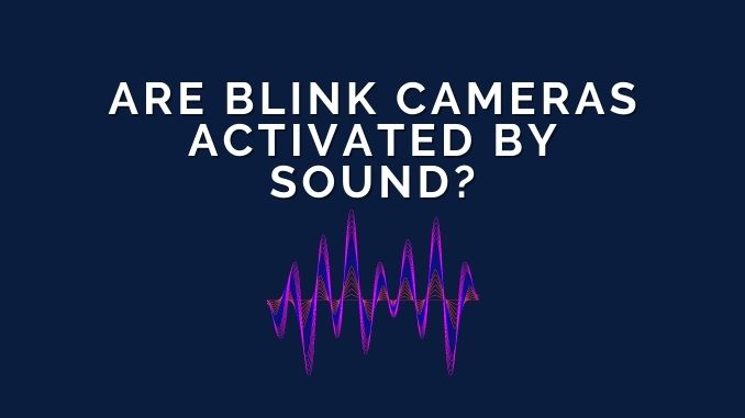 Are Blink Cameras Activated By Sound