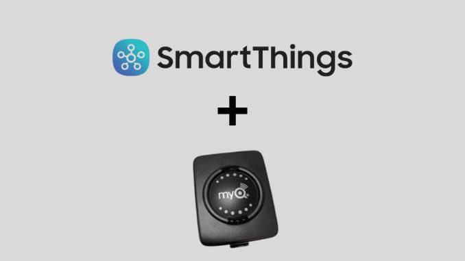 SmartThings and MyQ