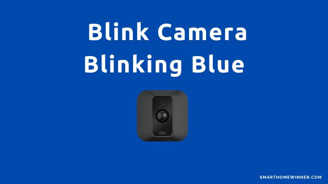 Blink Camera Blinking Blue